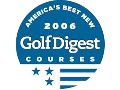 America's Best New Courses 2006 Golf Digest seal