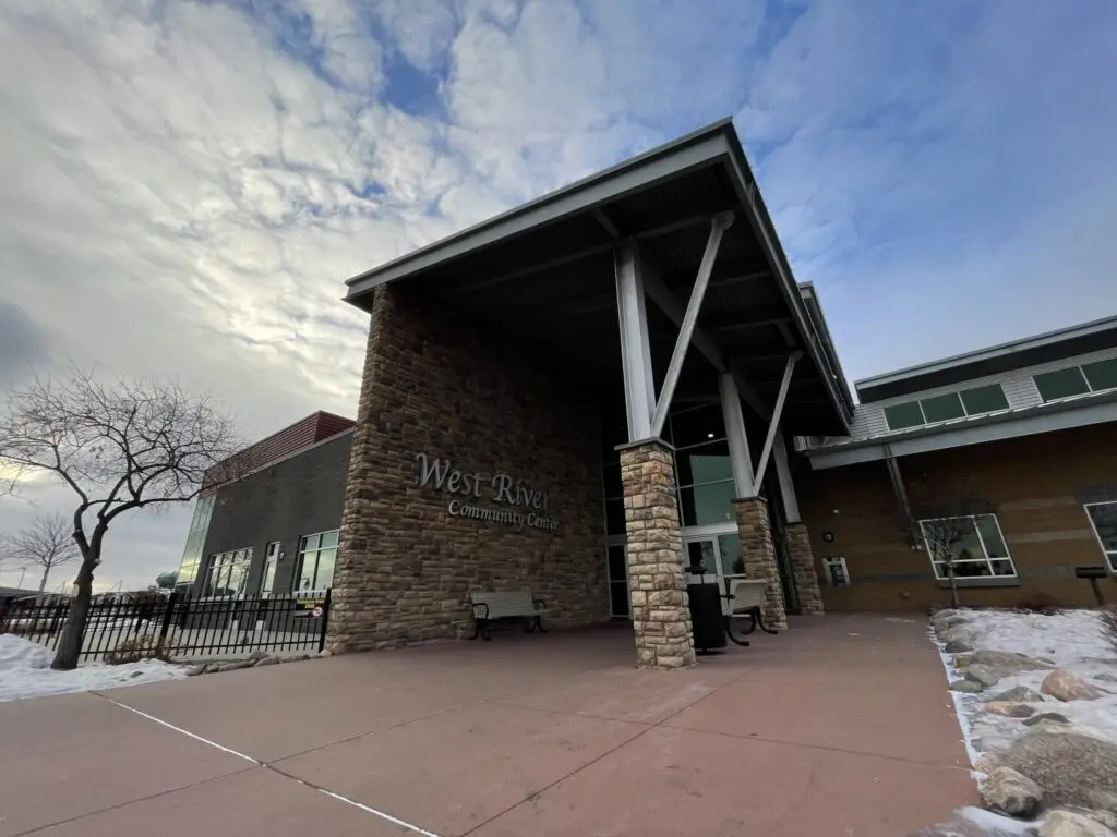 Photo of the exterior of West River Community Center in Dickinson, North Dakota