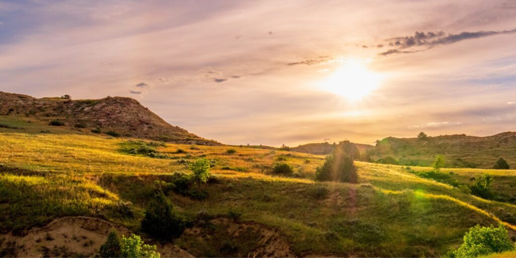 North Dakota Badlands, Theodore Roosevelt National Park, Medora, ND