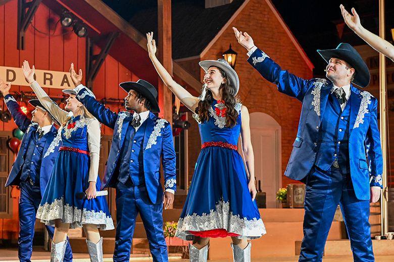 Medora Musical cast on stage